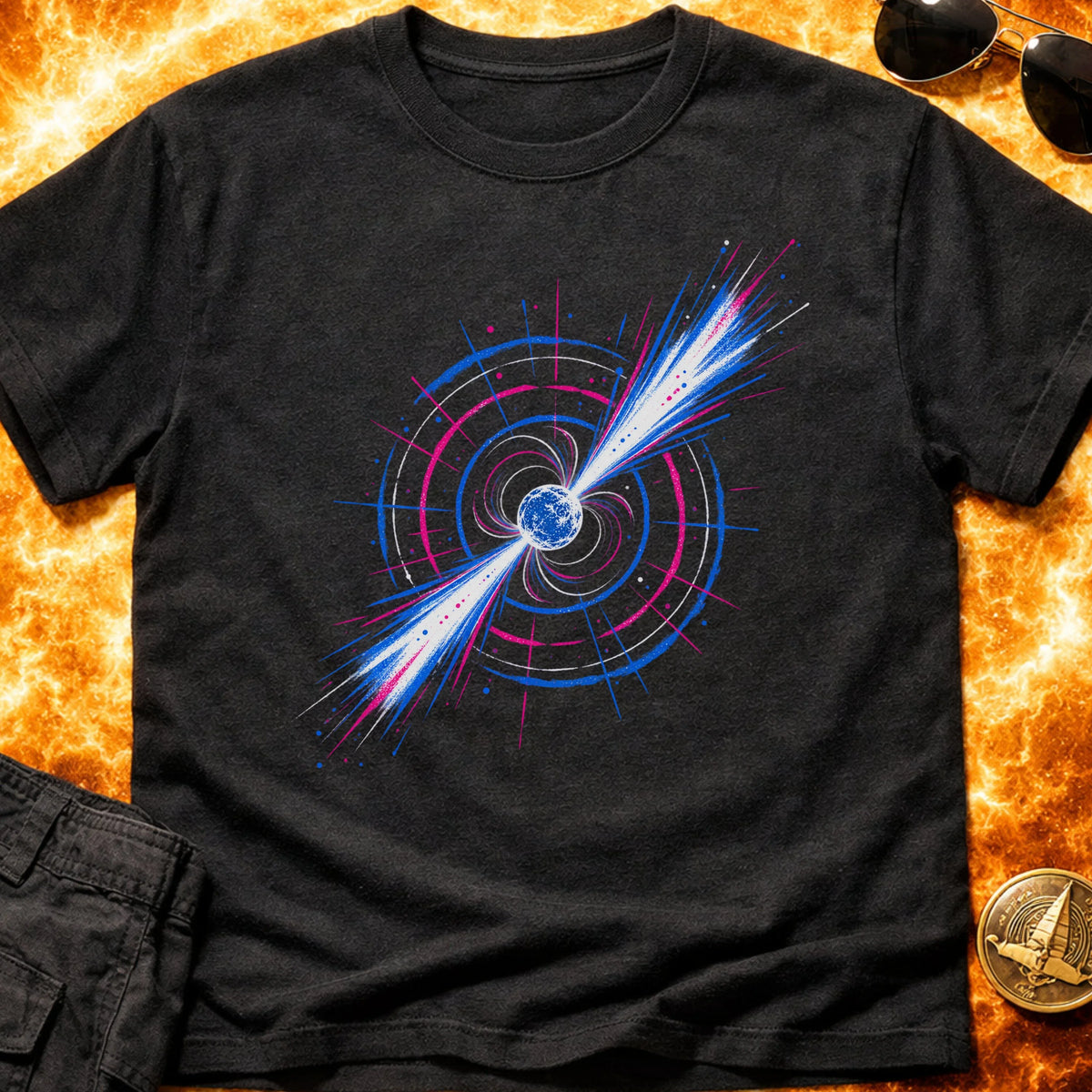 Neon Pulsar T-Shirt product image 1