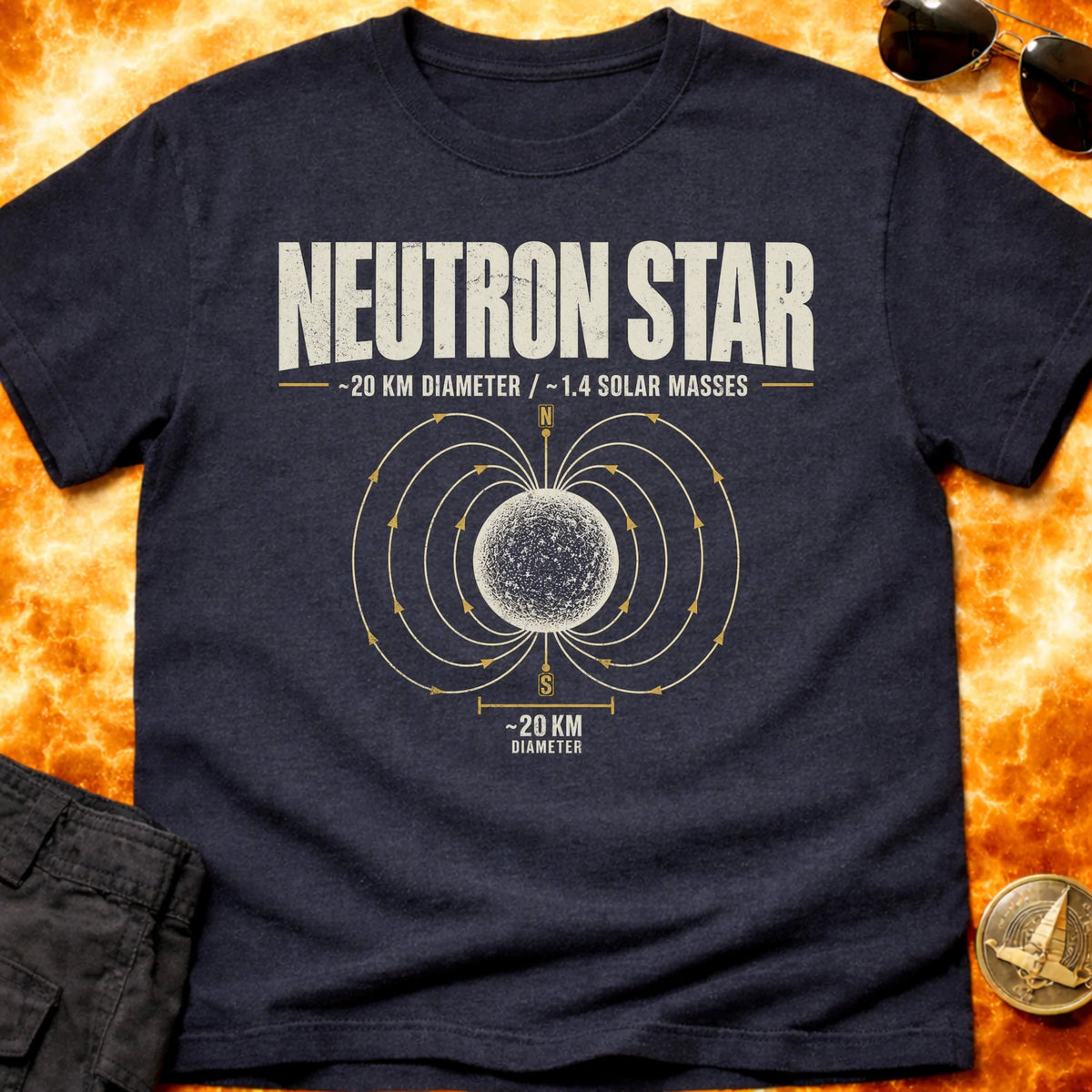 Neutron Star Size T-Shirt product image 4
