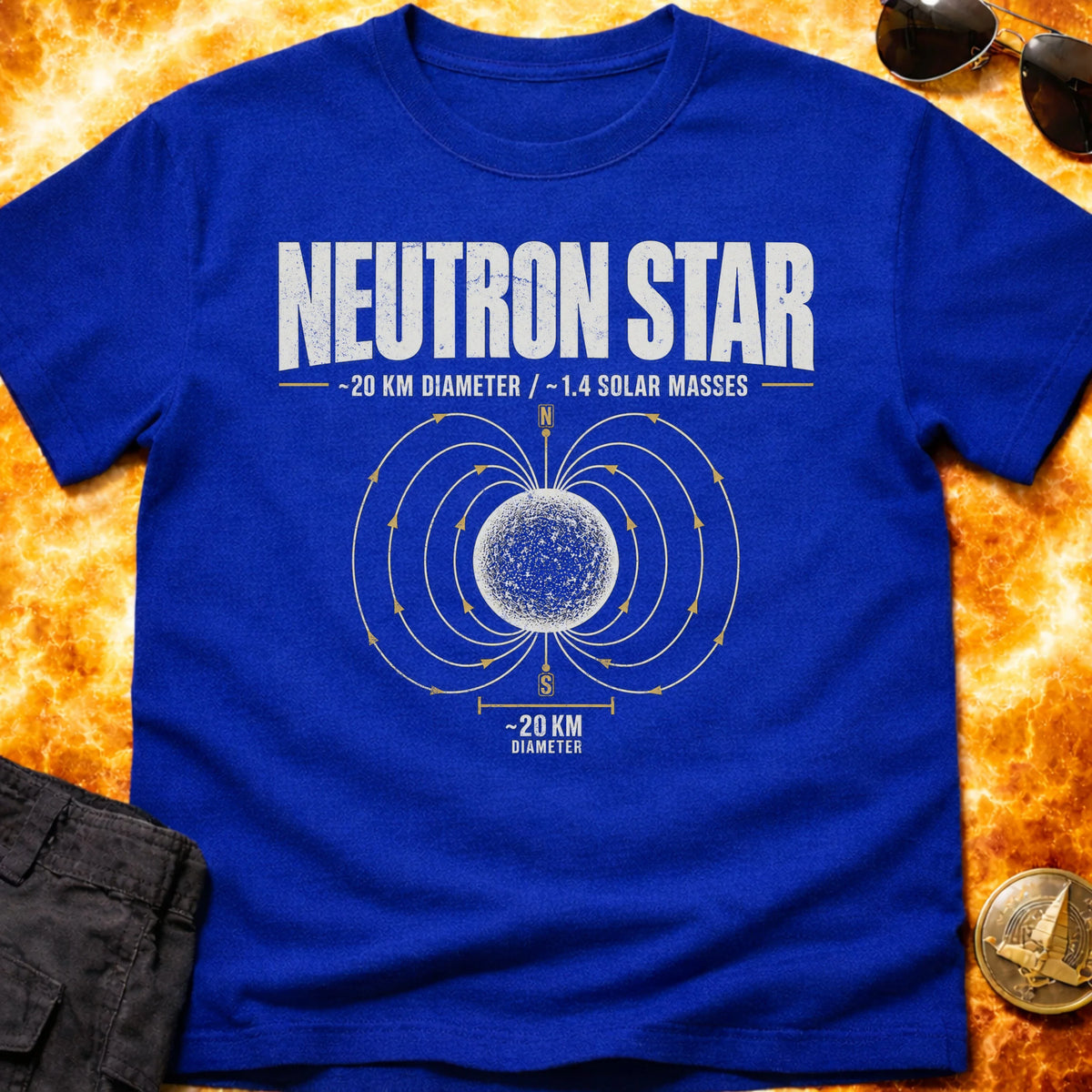 Neutron Star Size T-Shirt product image 1