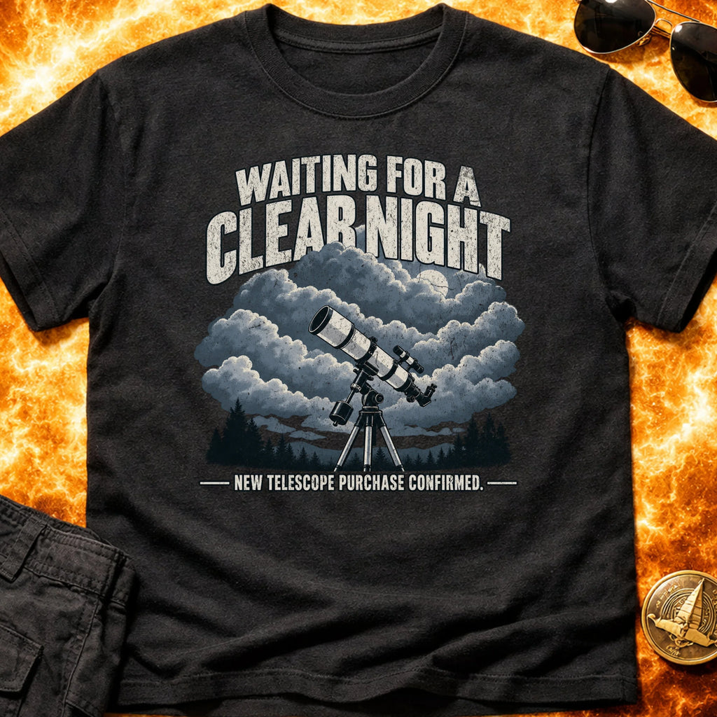 New Telescope Clear Night T-Shirt product image 3