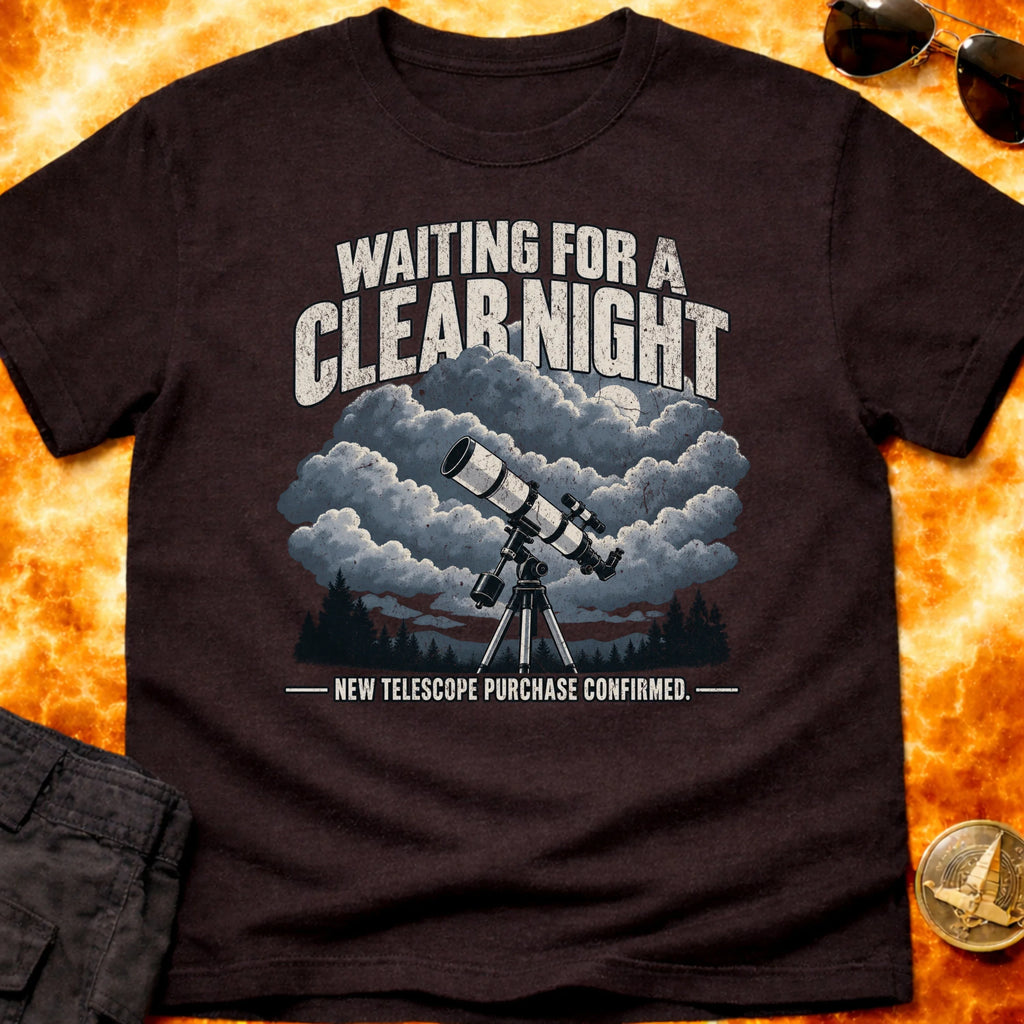 New Telescope Clear Night T-Shirt product image 4