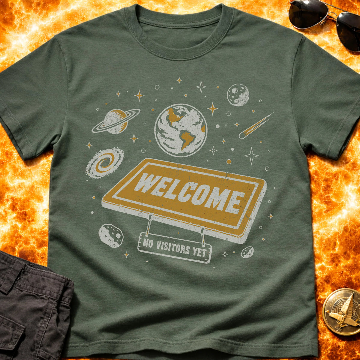 No Visitors Yet T-Shirt product image 6