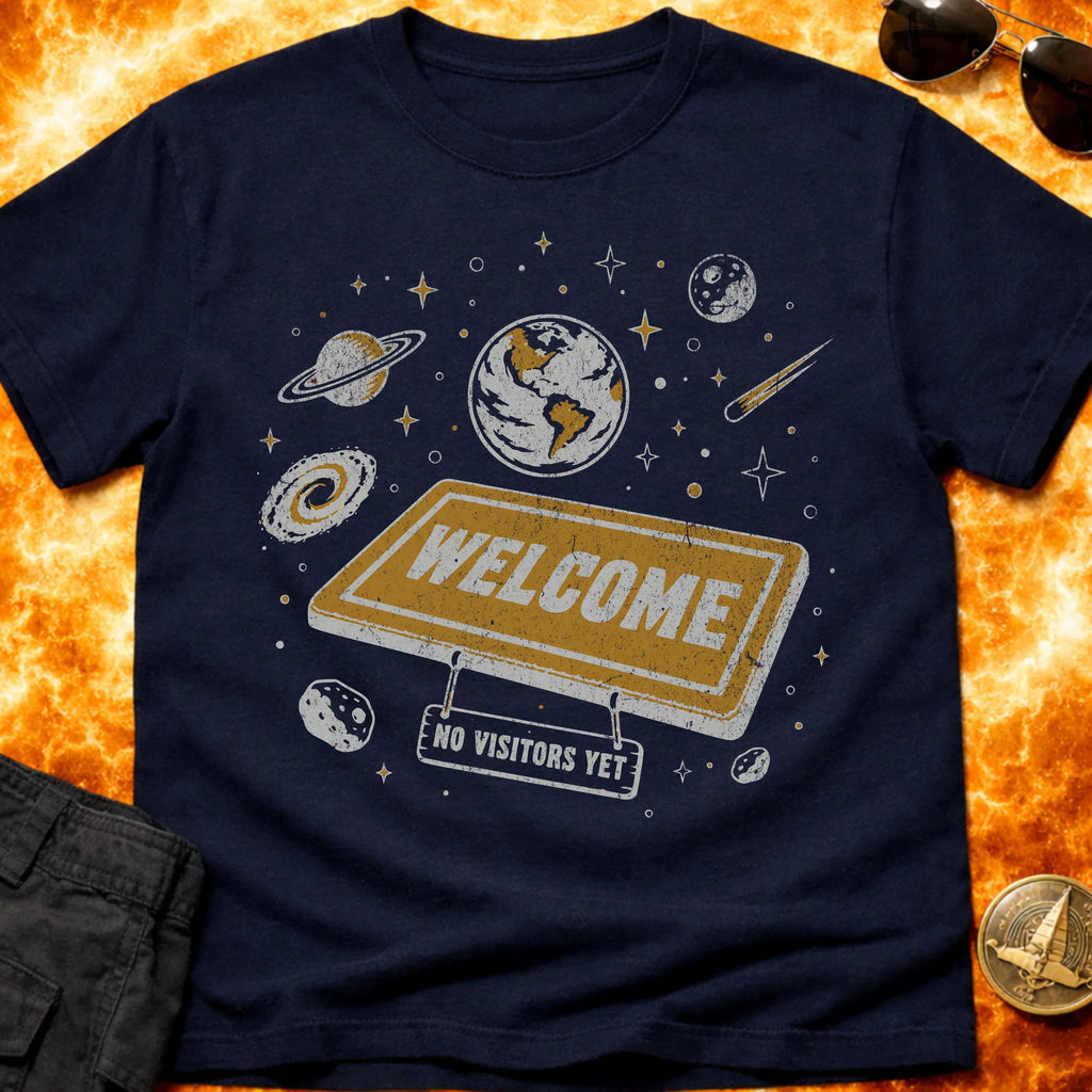 No Visitors Yet T-Shirt product image 4