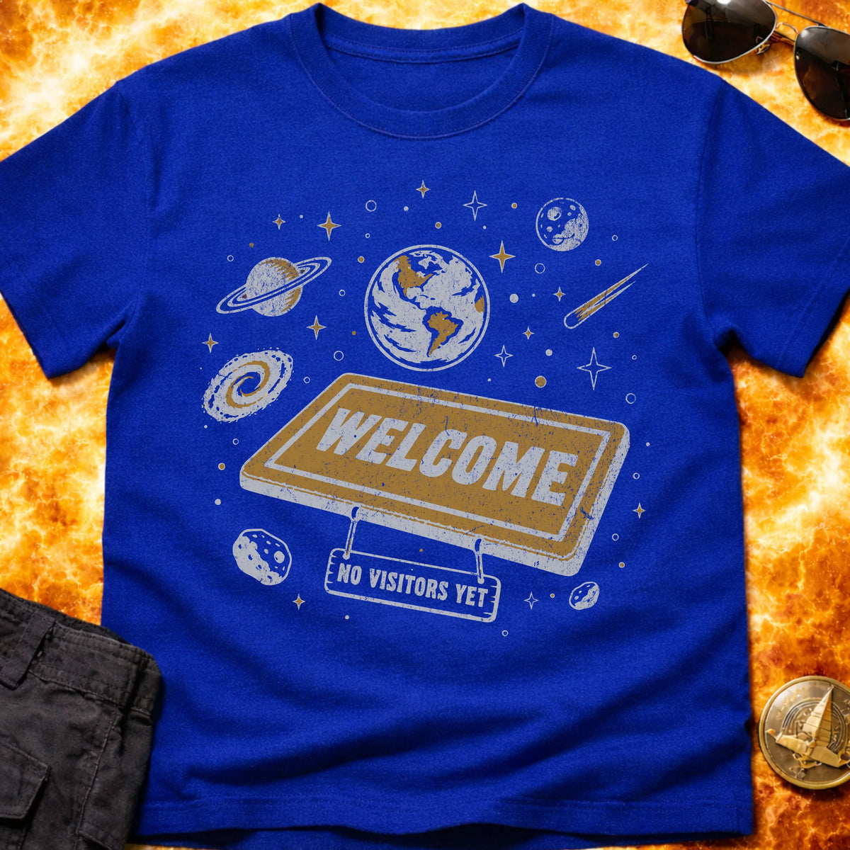 No Visitors Yet T-Shirt product image 5