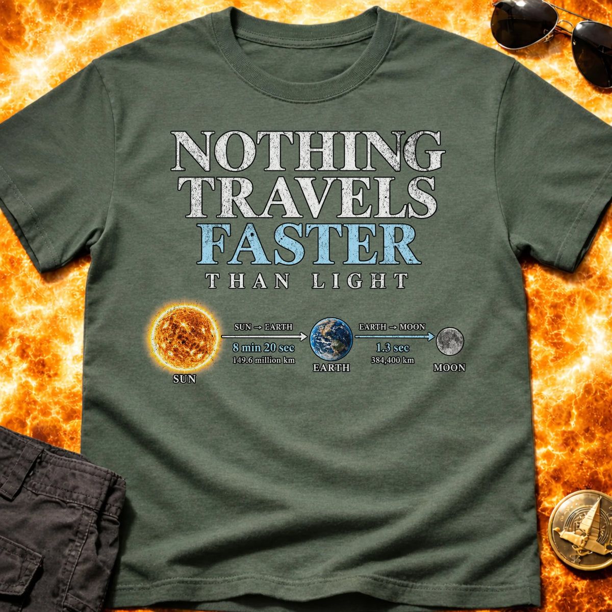 Nothing Travels Faster T-Shirt product image 5