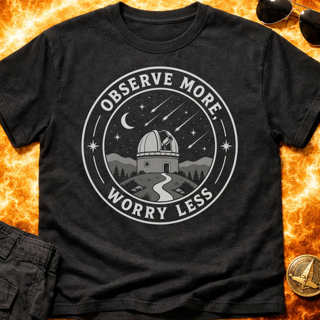 Observe More Worry Less T-Shirt product image 3