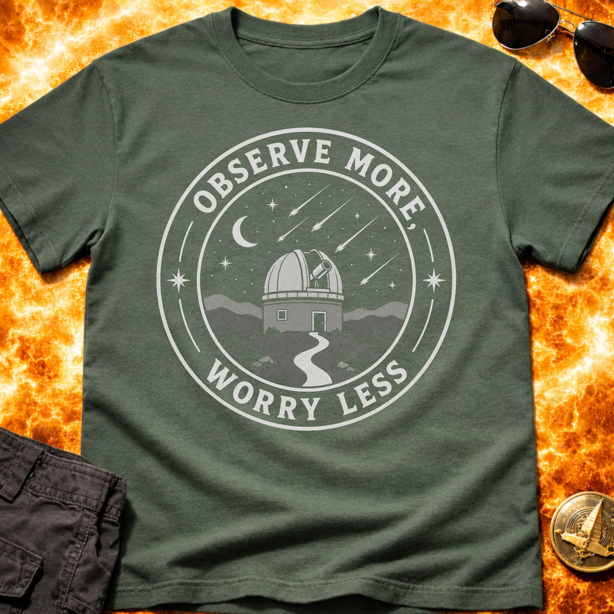 Observe More Worry Less T-Shirt product image 1