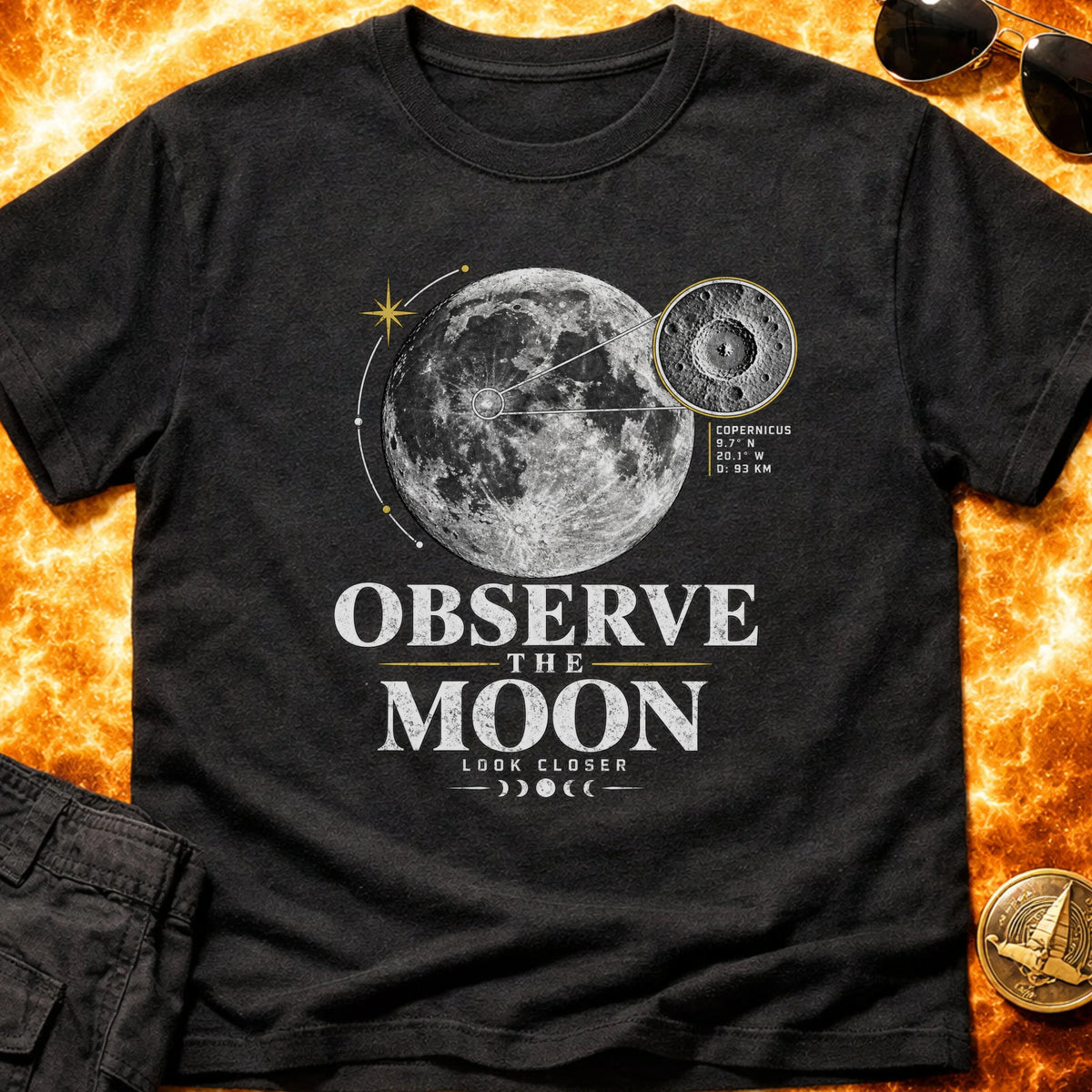 Observe The Moon Copernicus T-Shirt product image 1