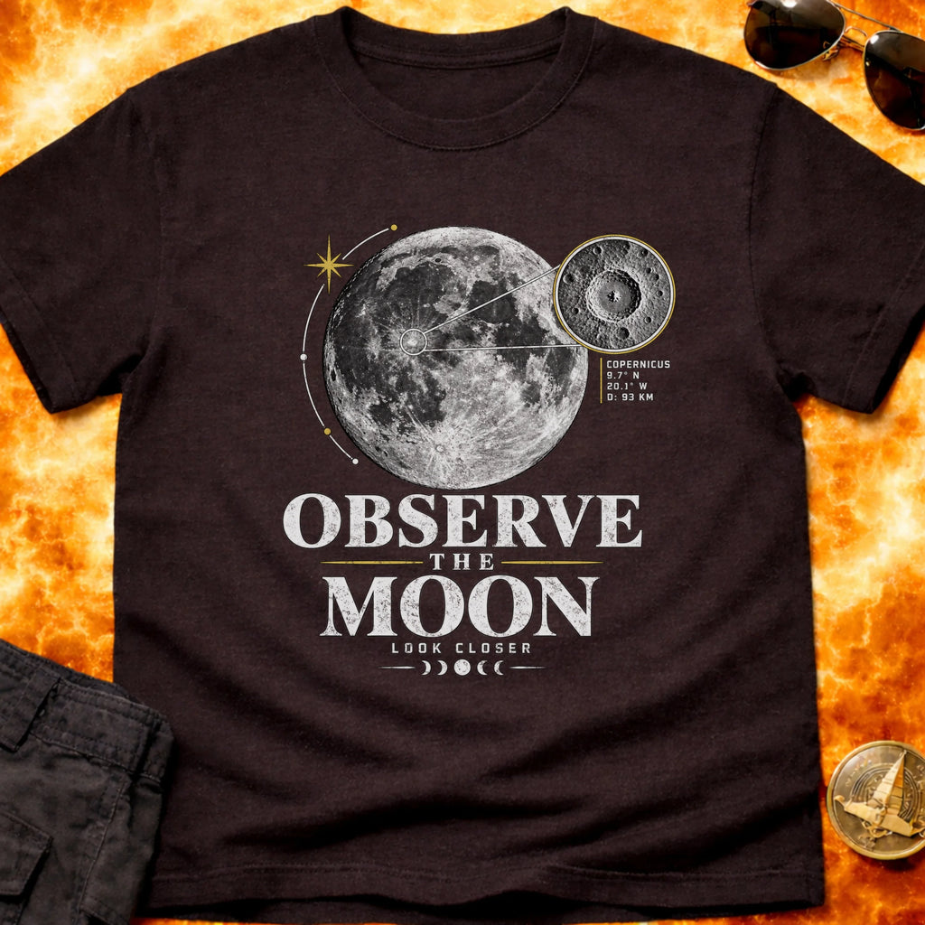 Observe The Moon Copernicus T-Shirt product image 4