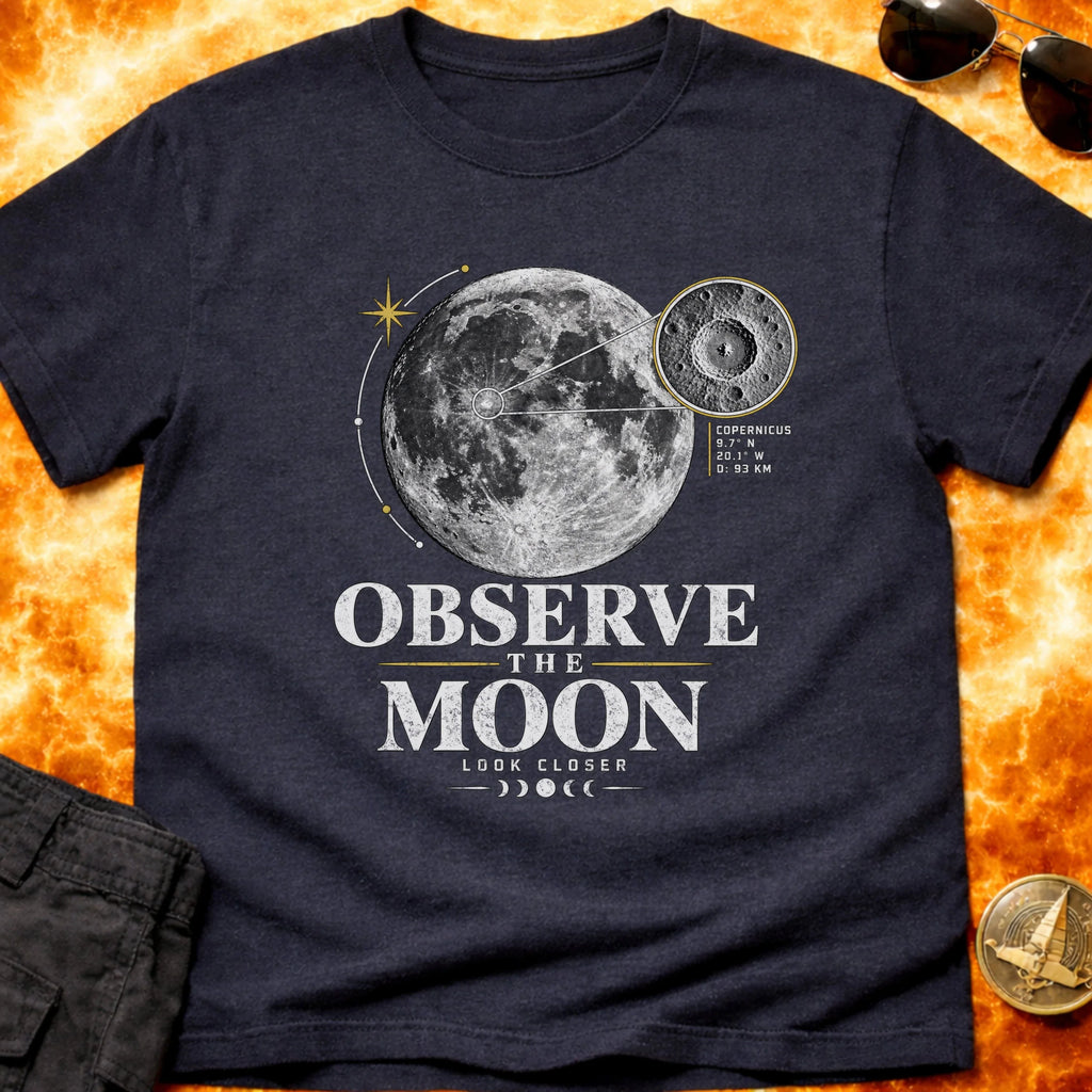 Observe The Moon Copernicus T-Shirt product image 3