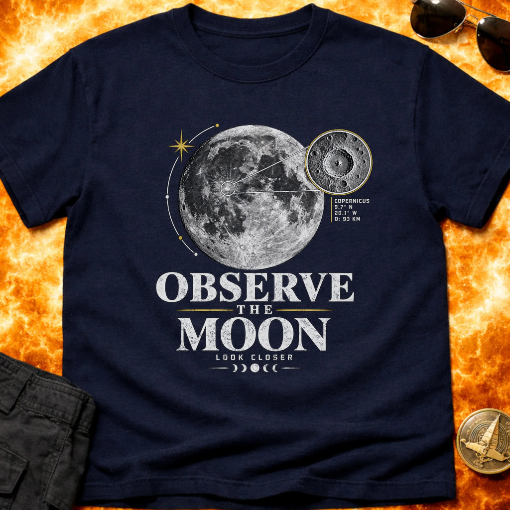 Observe The Moon Copernicus T-Shirt product image 2