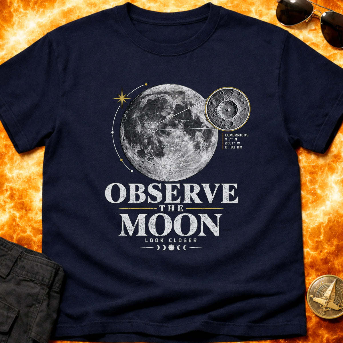 Observe The Moon Copernicus T-Shirt product image 2