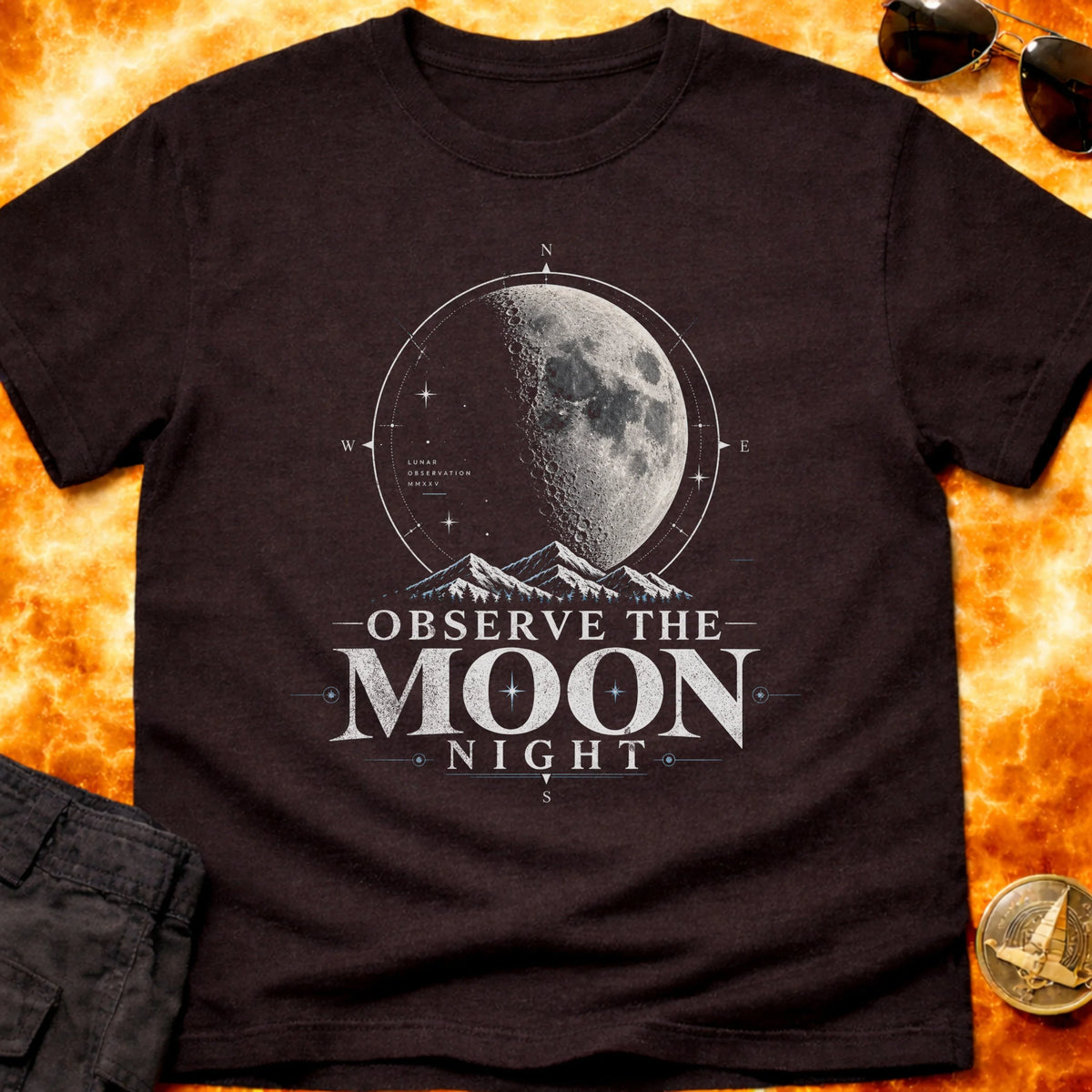 Observe The Moon Night T-Shirt product image 4
