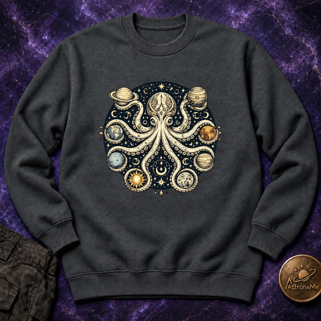 Octopus Planets Crewneck Sweatshirt product image 2