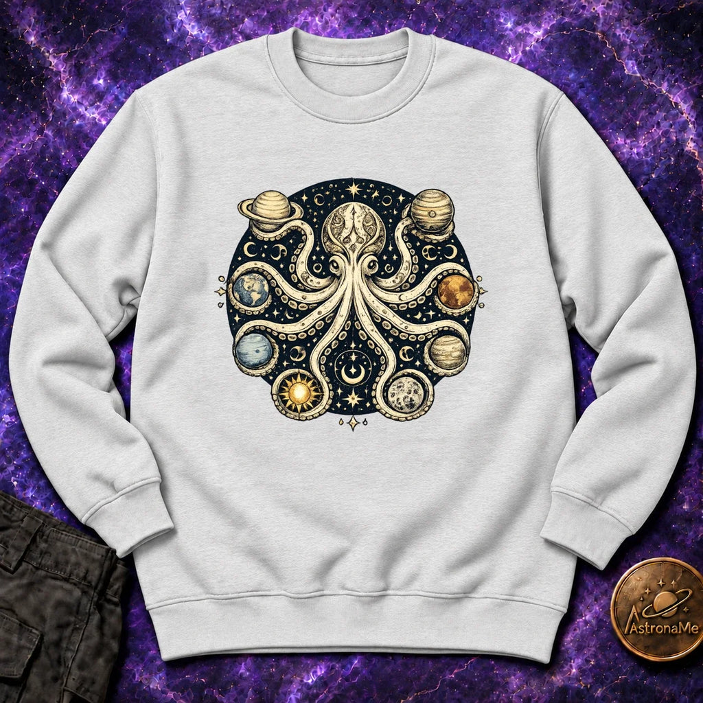 Octopus Planets Crewneck Sweatshirt product image 3