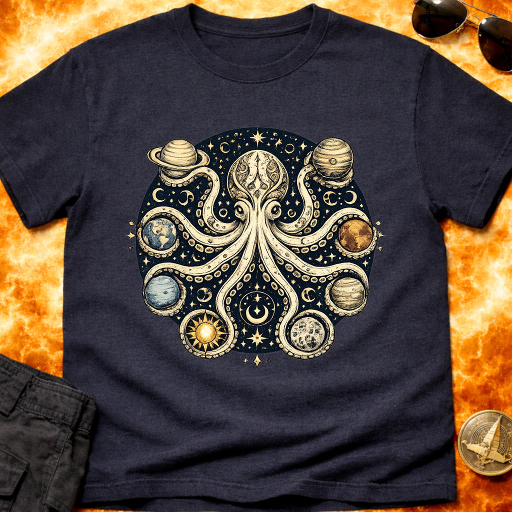 Octopus Planets T-Shirt product image 3
