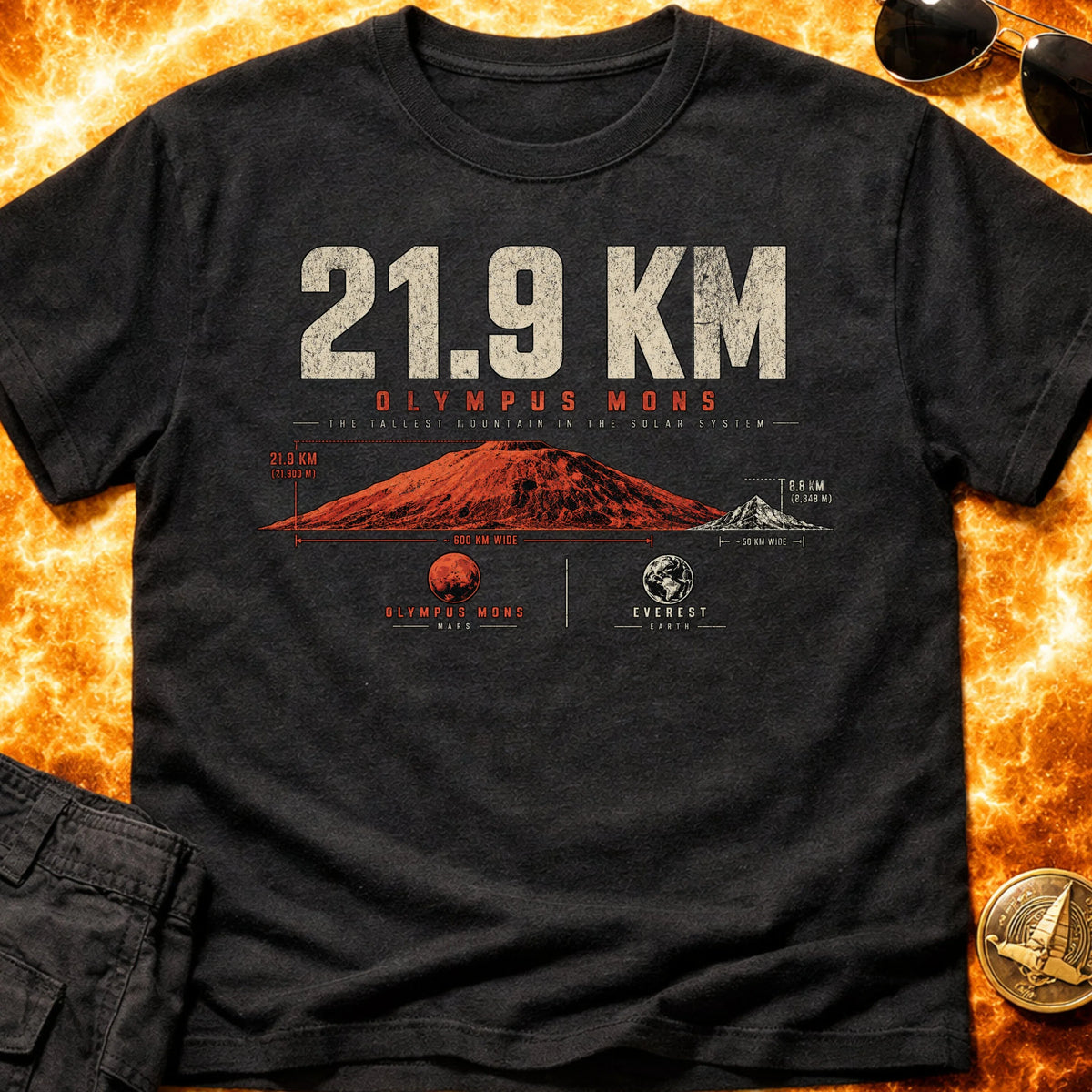 Olympus Mons Everest T-Shirt product image 2