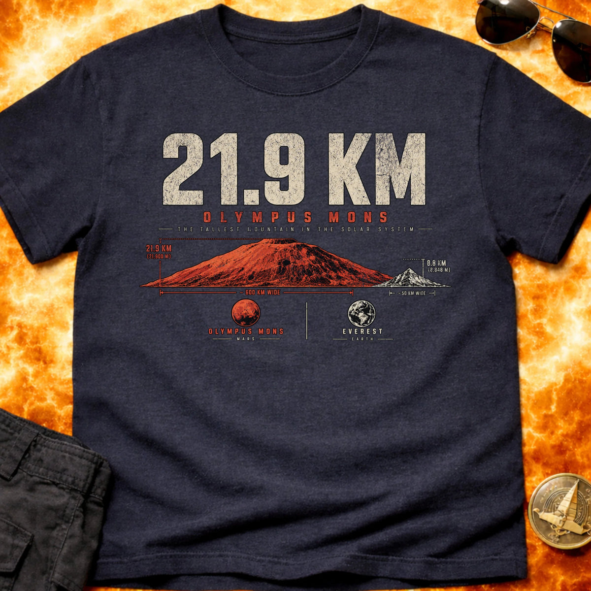 Olympus Mons Everest T-Shirt product image 5