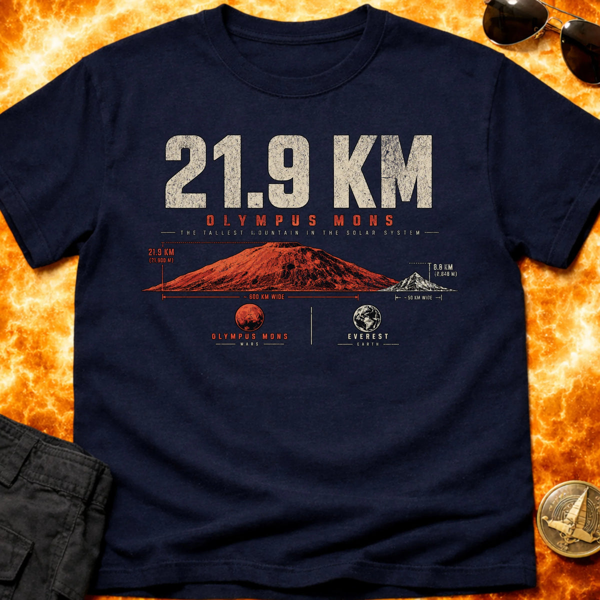Olympus Mons Everest T-Shirt product image 3