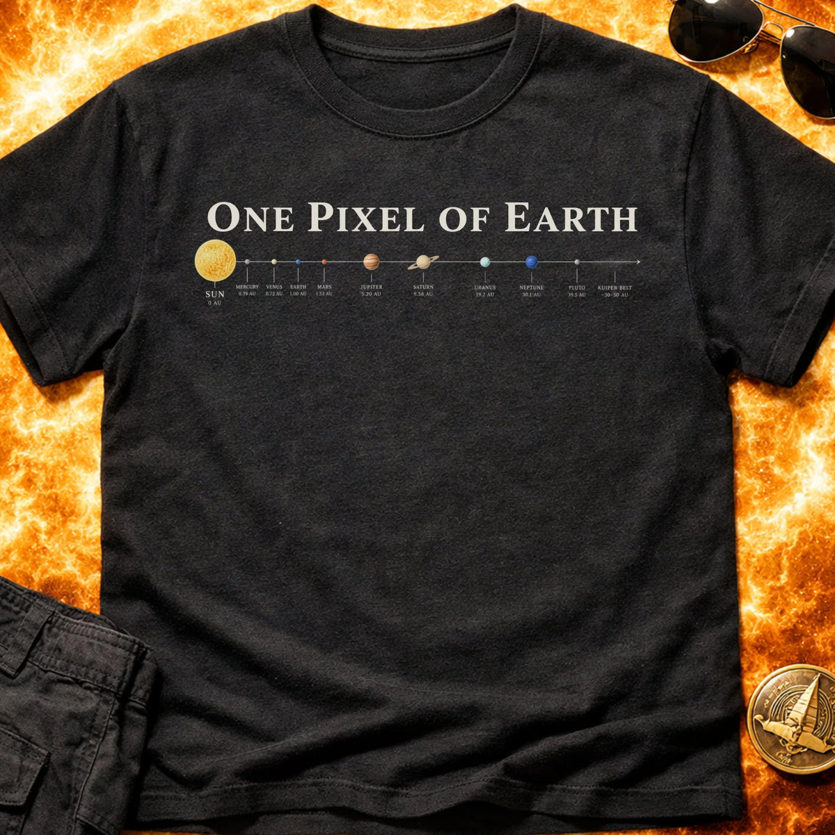 One Pixel of Earth T-Shirt product image 7