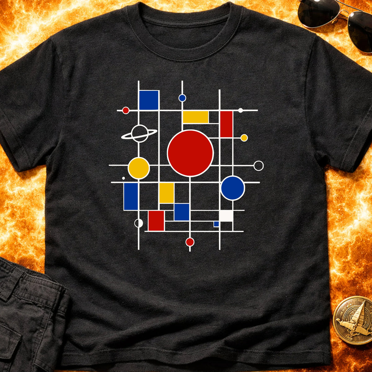 Orbital Geometry T-Shirt product image 1