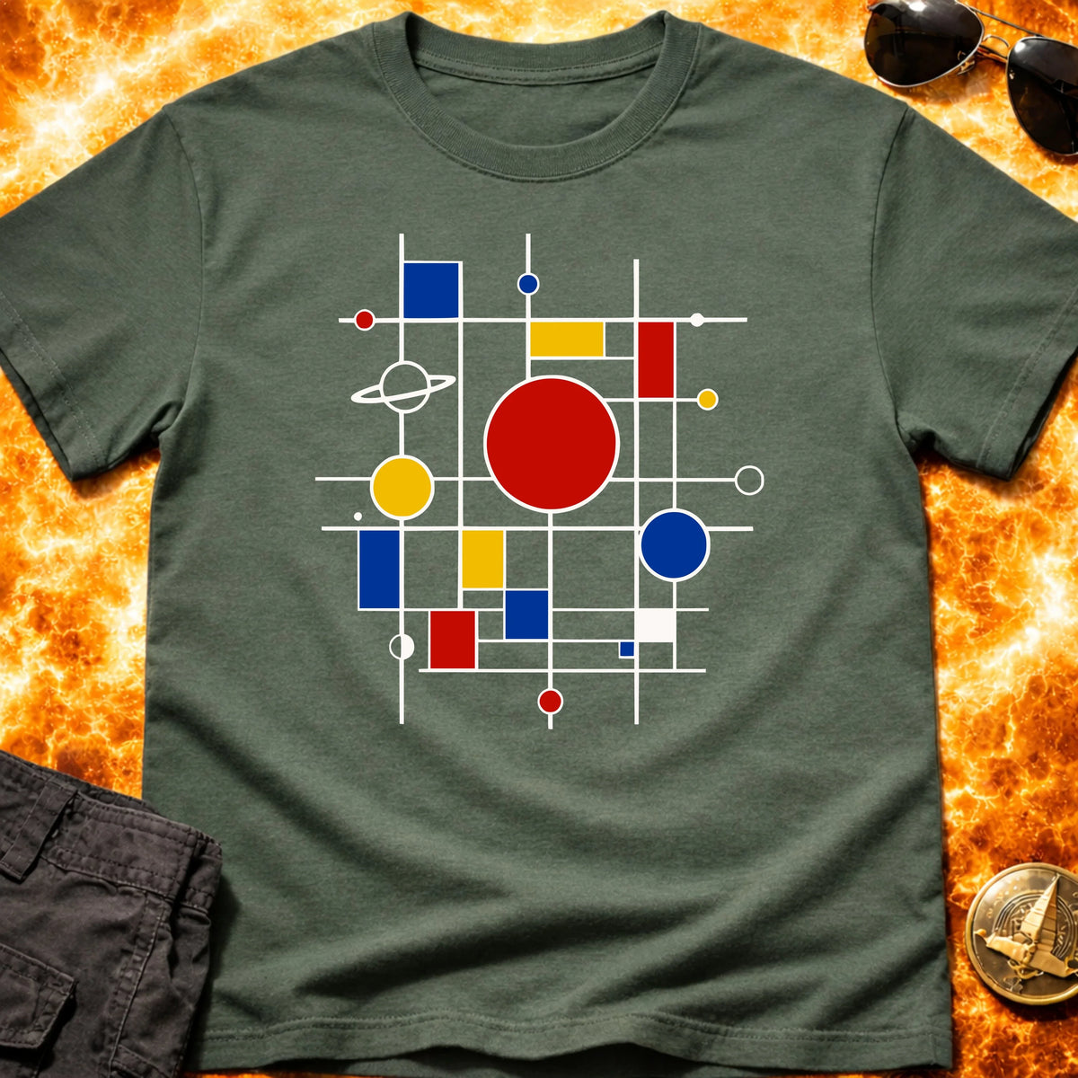 Orbital Geometry T-Shirt product image 3