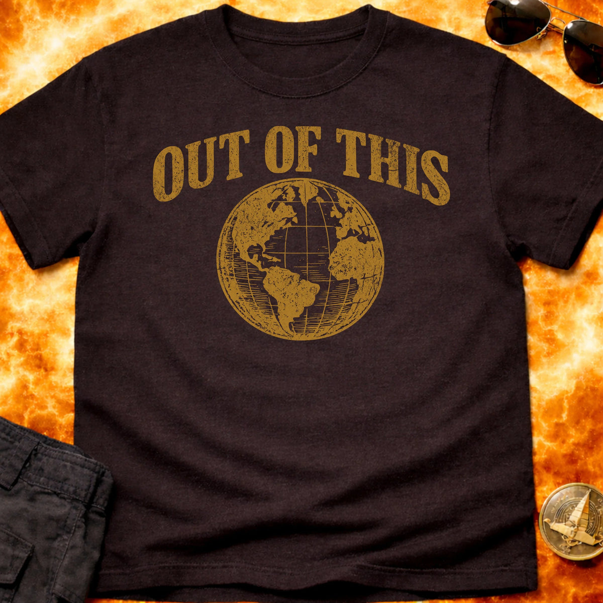 Out Of This World Globe T-Shirt product image 2