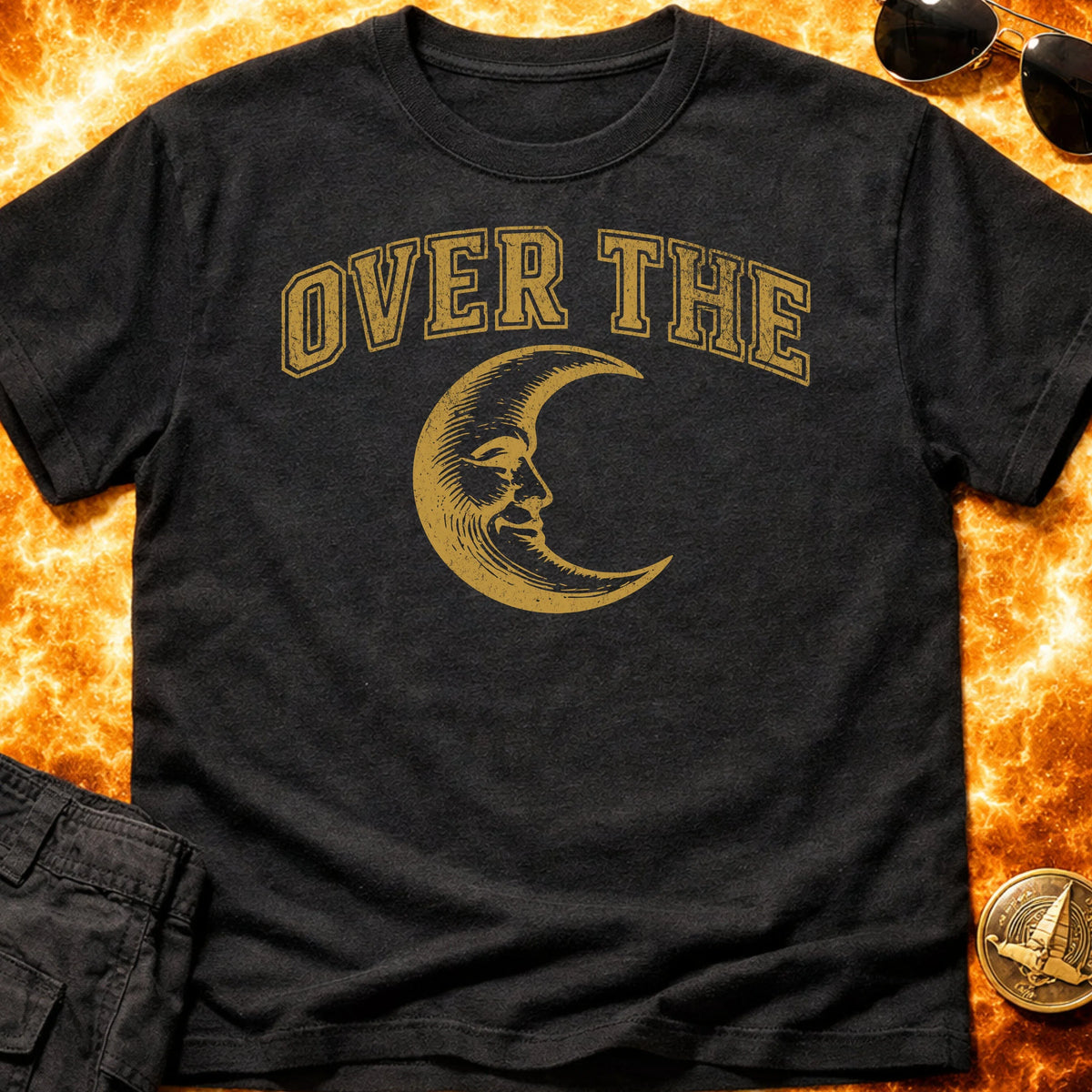 Over The Moon Crescent T-Shirt product image 3