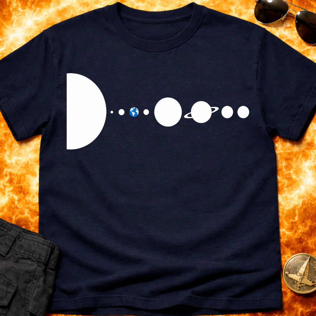 Pale Blue Dot Solar System T-Shirt product image 2