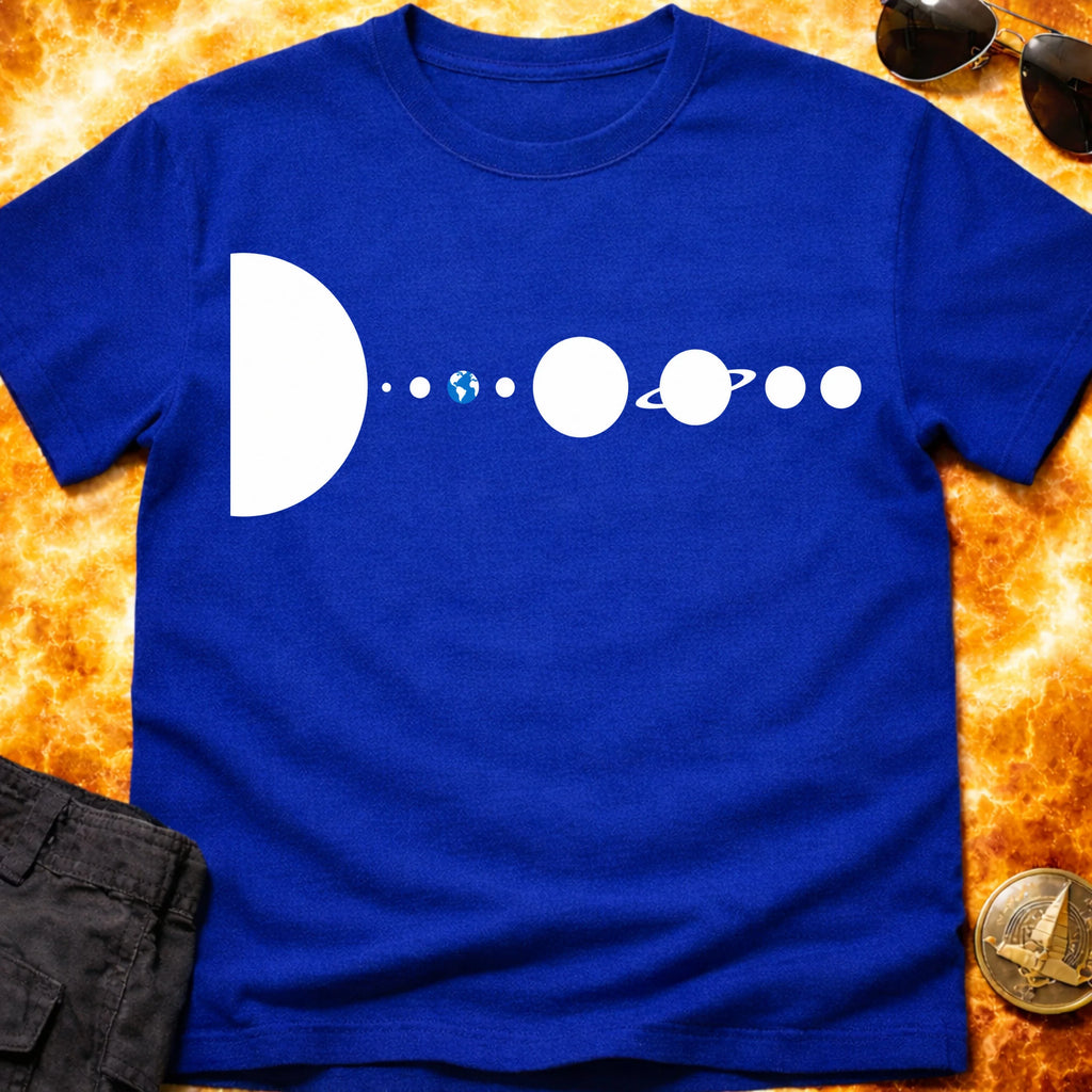Pale Blue Dot Solar System T-Shirt product image 3