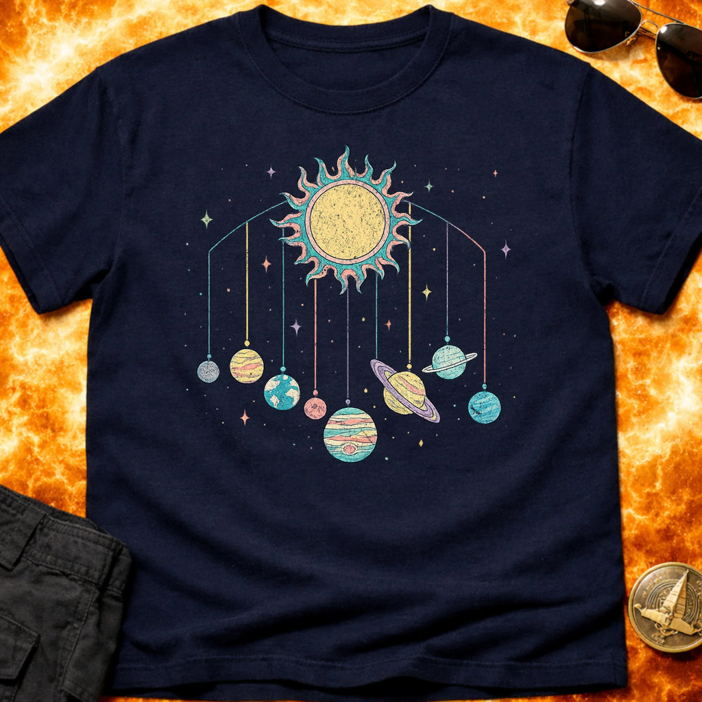 Pastel Solar System Mobile T-Shirt product image 2