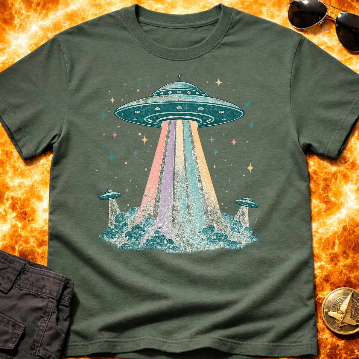 Pastel UFO Beam T-Shirt product image 4