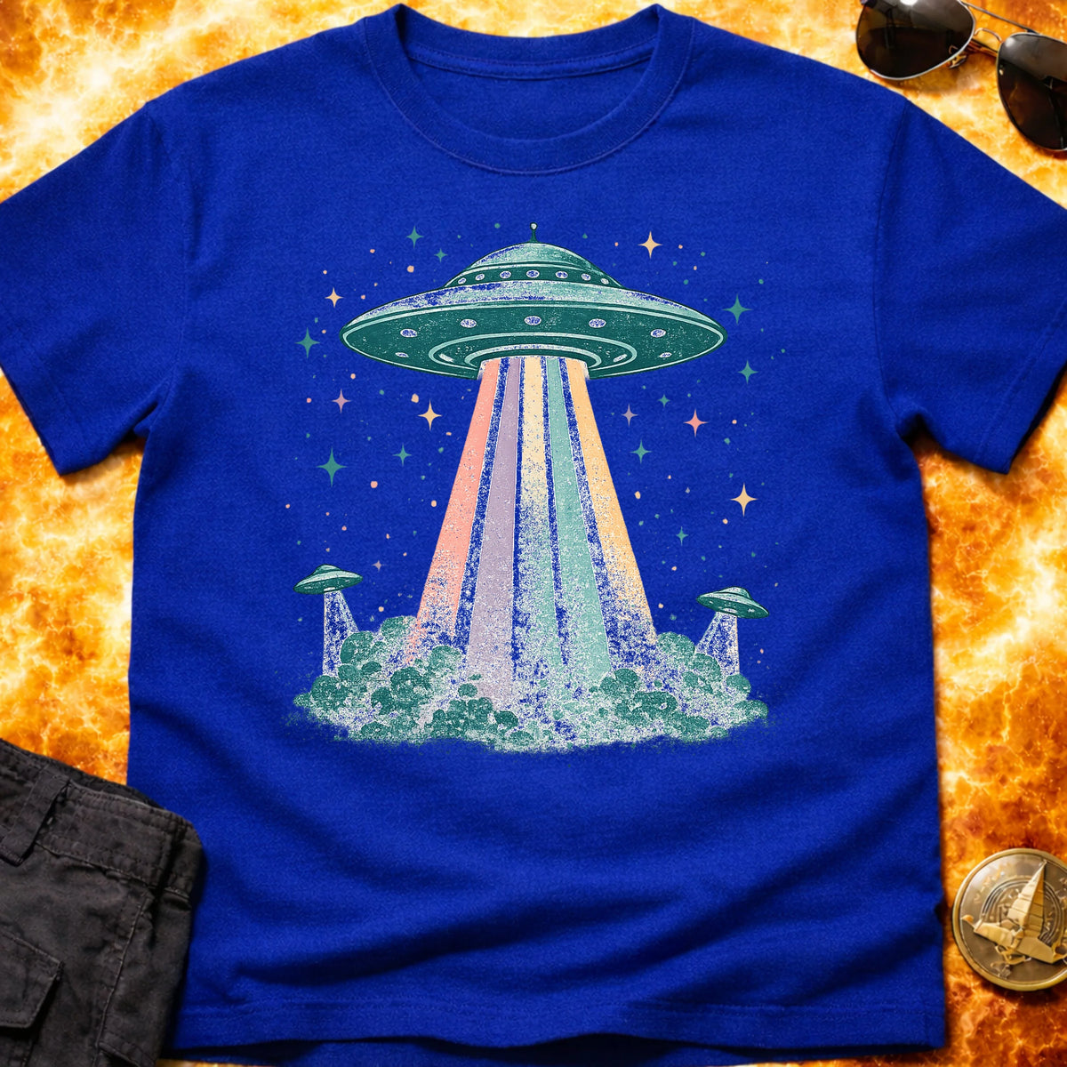Pastel UFO Beam T-Shirt product image 3