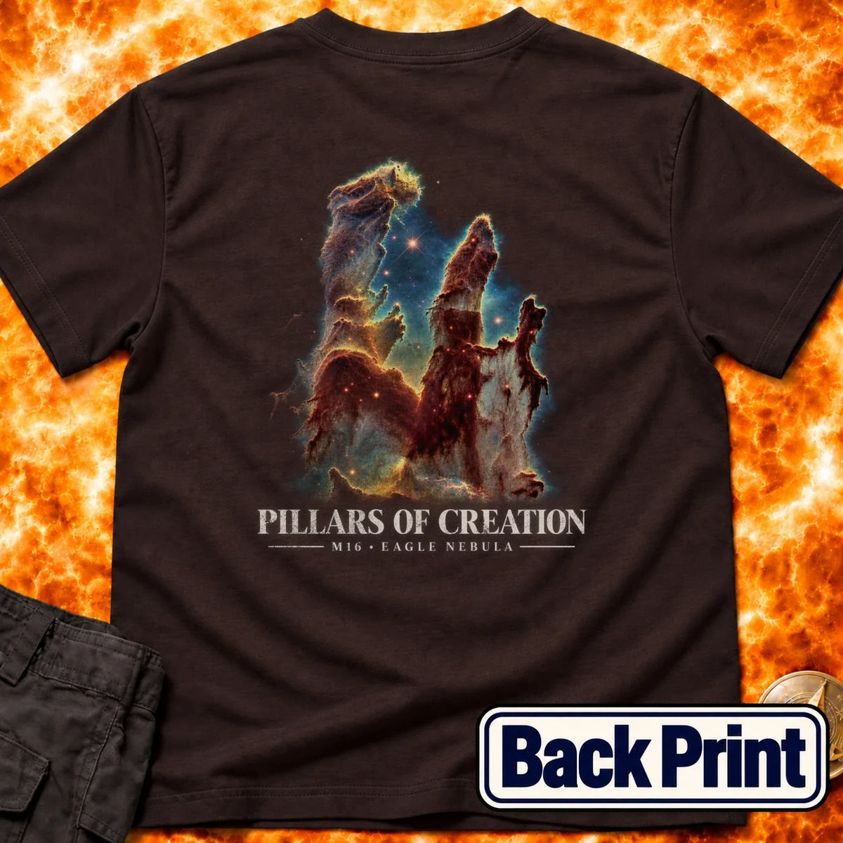 Pillars of Creation Back Print T-Shirt product image 2