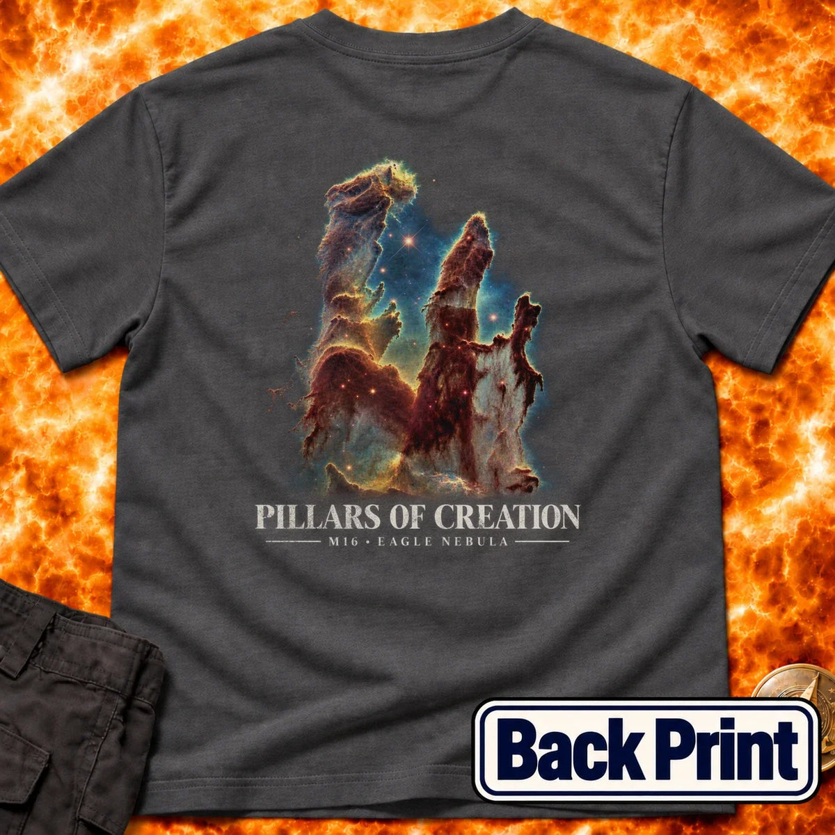 Pillars of Creation Back Print T-Shirt product image 3