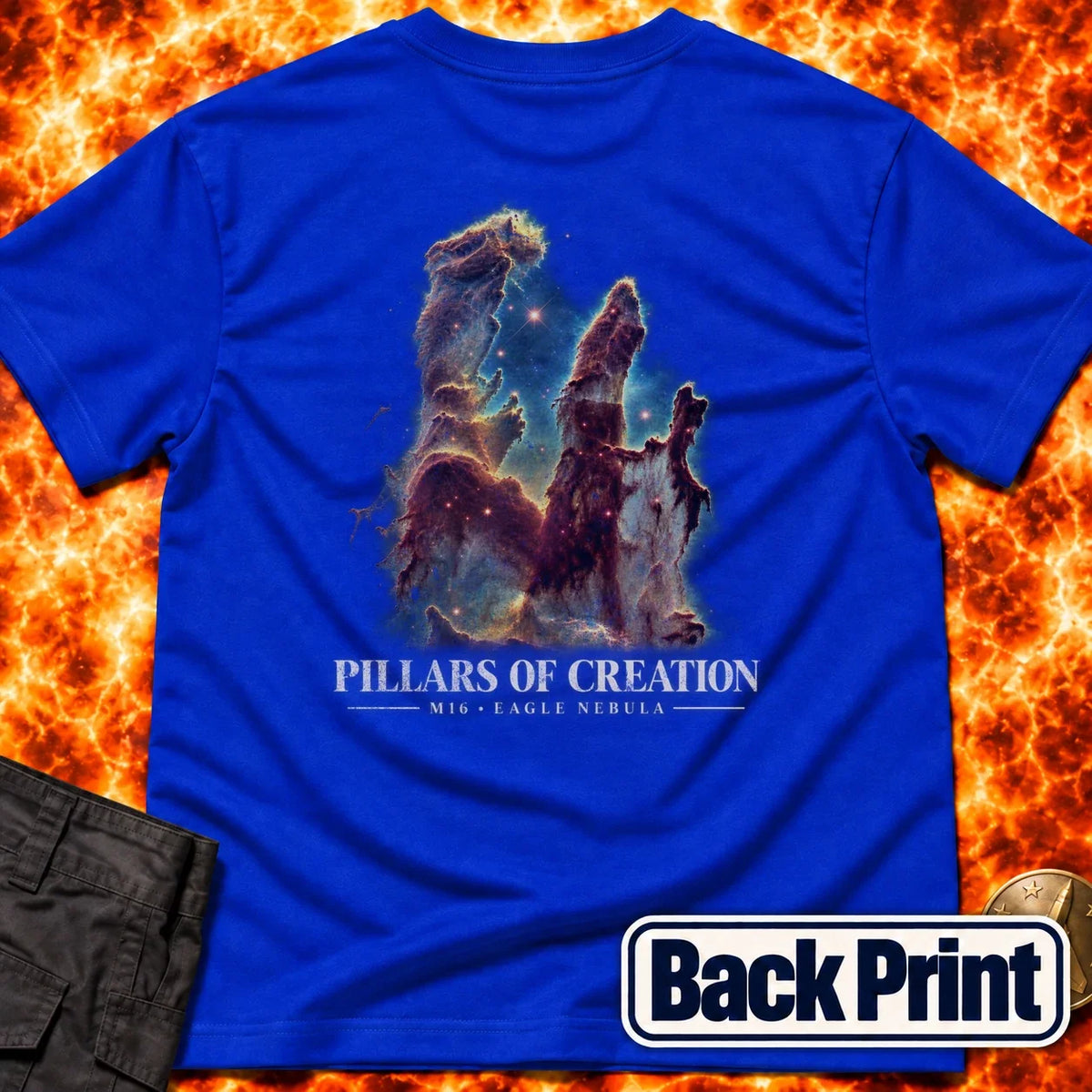 Pillars of Creation Back Print T-Shirt product image 4