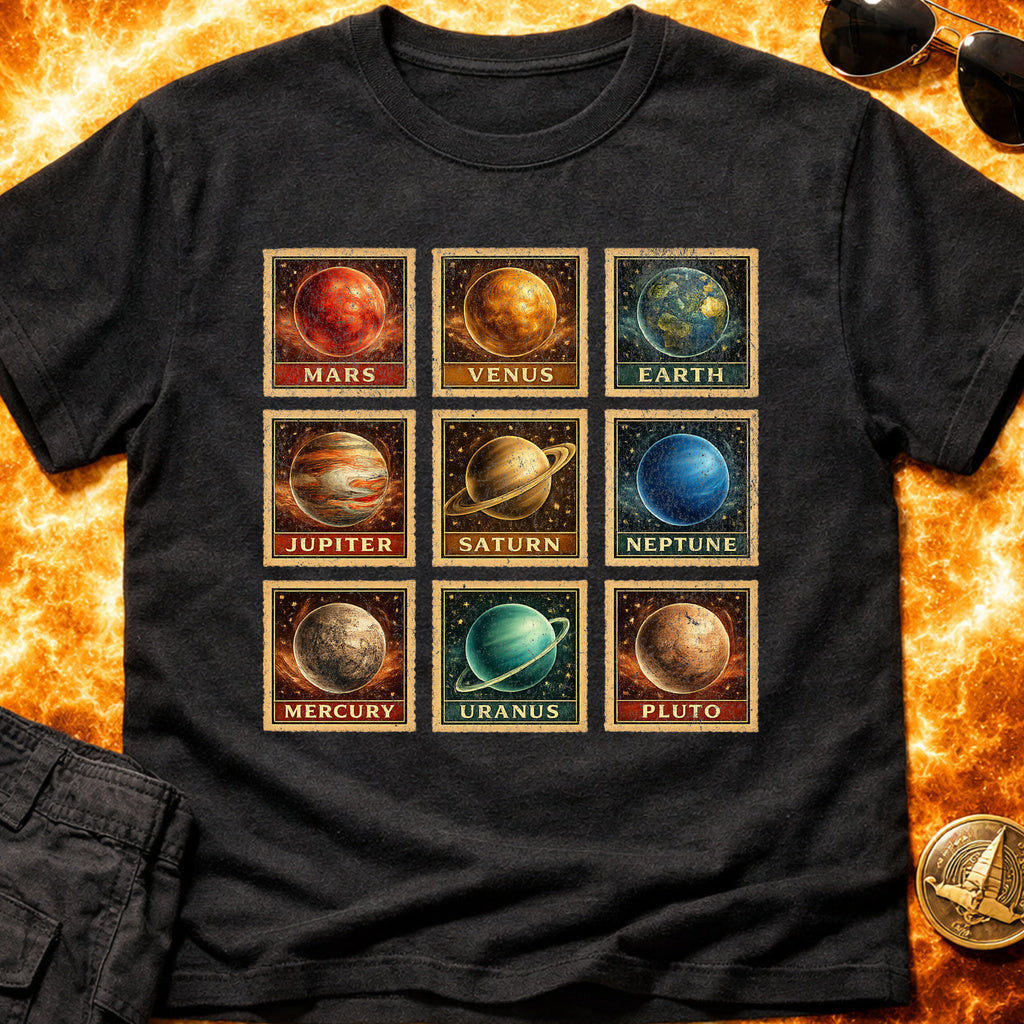 Planet Stamps T-Shirt product image 7