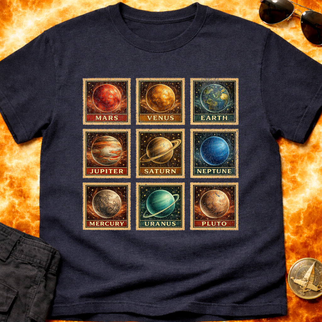Planet Stamps T-Shirt product image 9