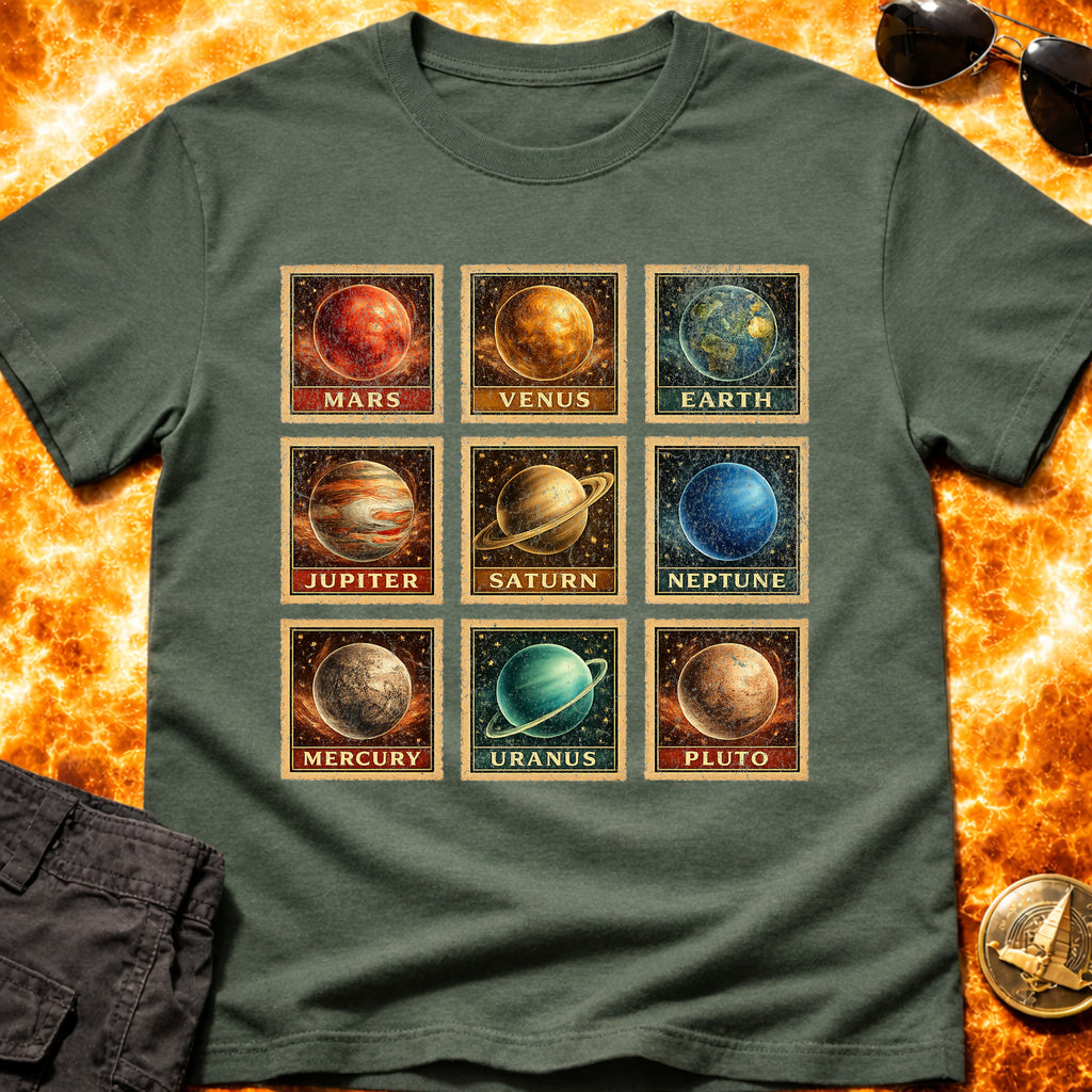 Planet Stamps T-Shirt product image 8