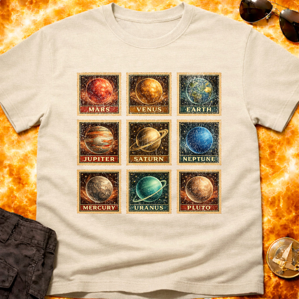 Planet Stamps T-Shirt product image 10