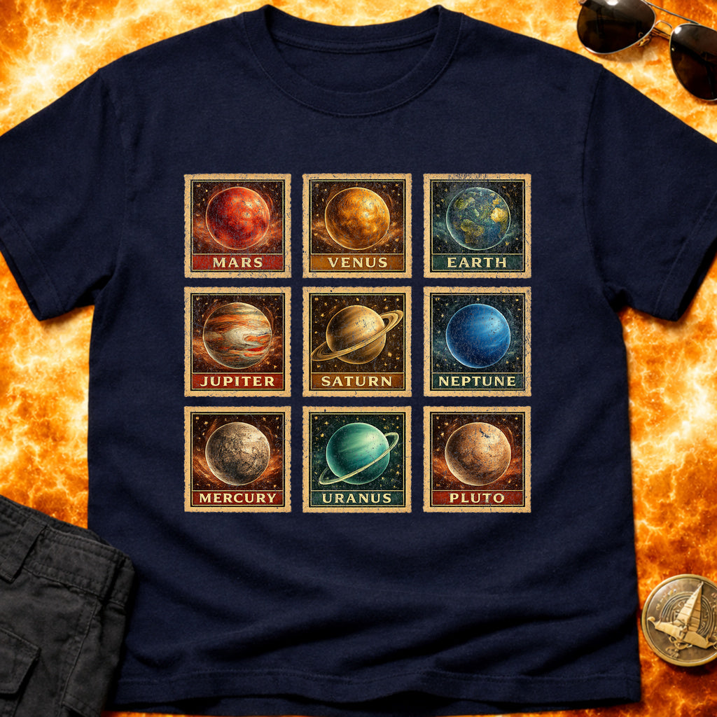 Planet Stamps T-Shirt product image 3