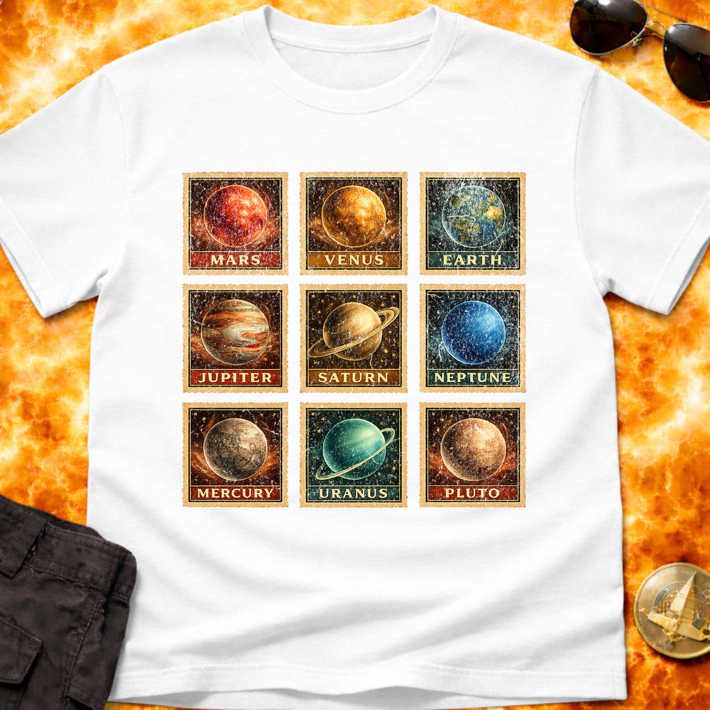 Planet Stamps T-Shirt product image 6