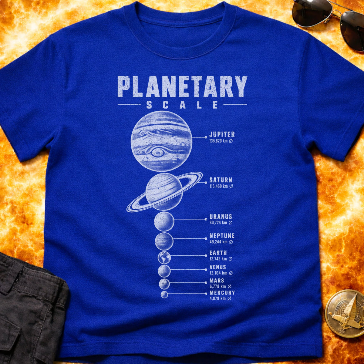 Planetary Scale T-Shirt product image 5