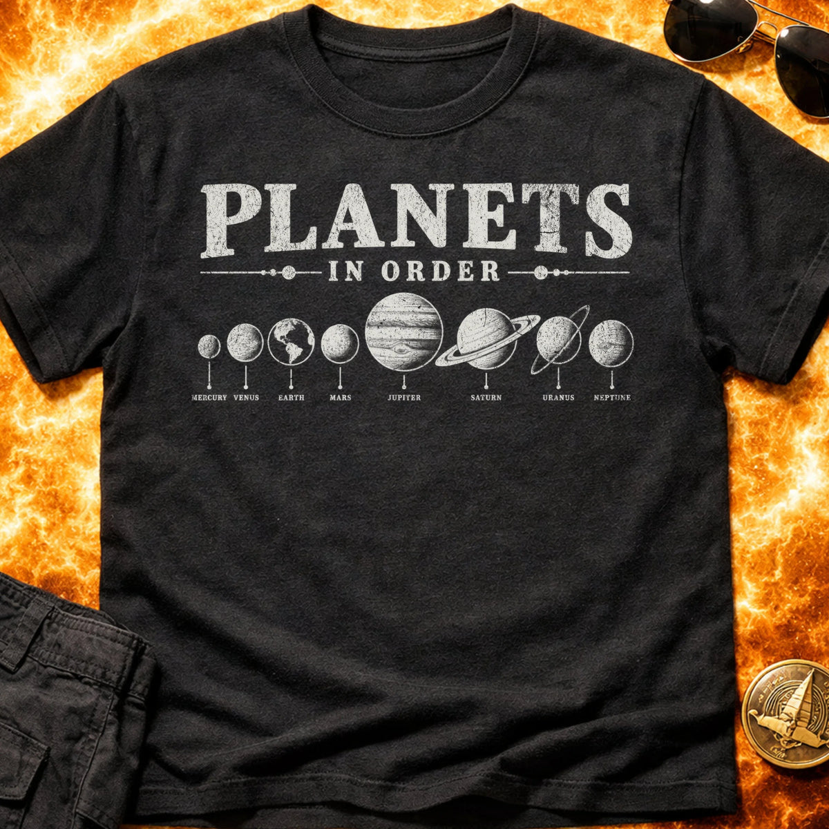 Planets In Order T-Shirt product image 3
