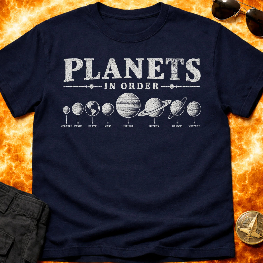 Planets In Order T-Shirt product image 2