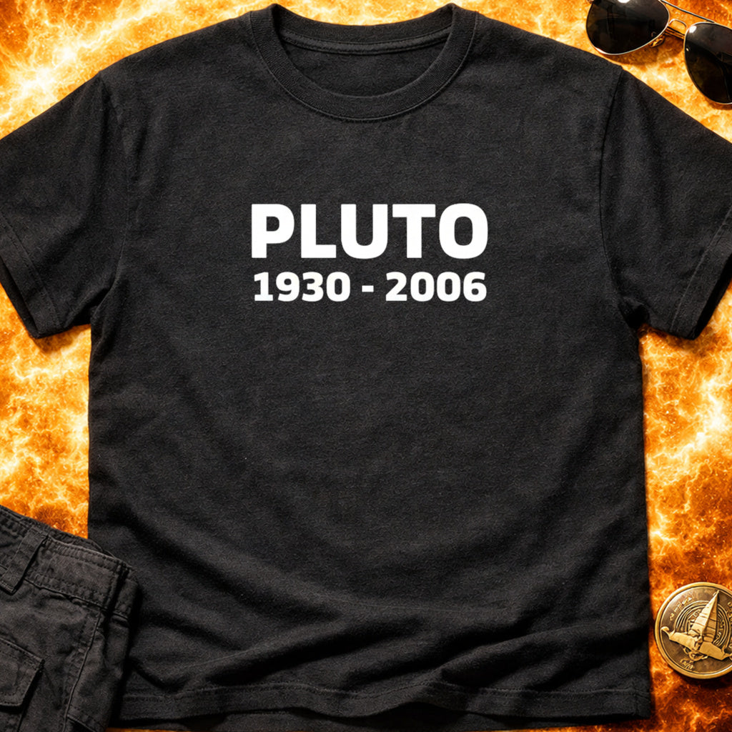 Pluto Memorial Dates T-Shirt product image 3