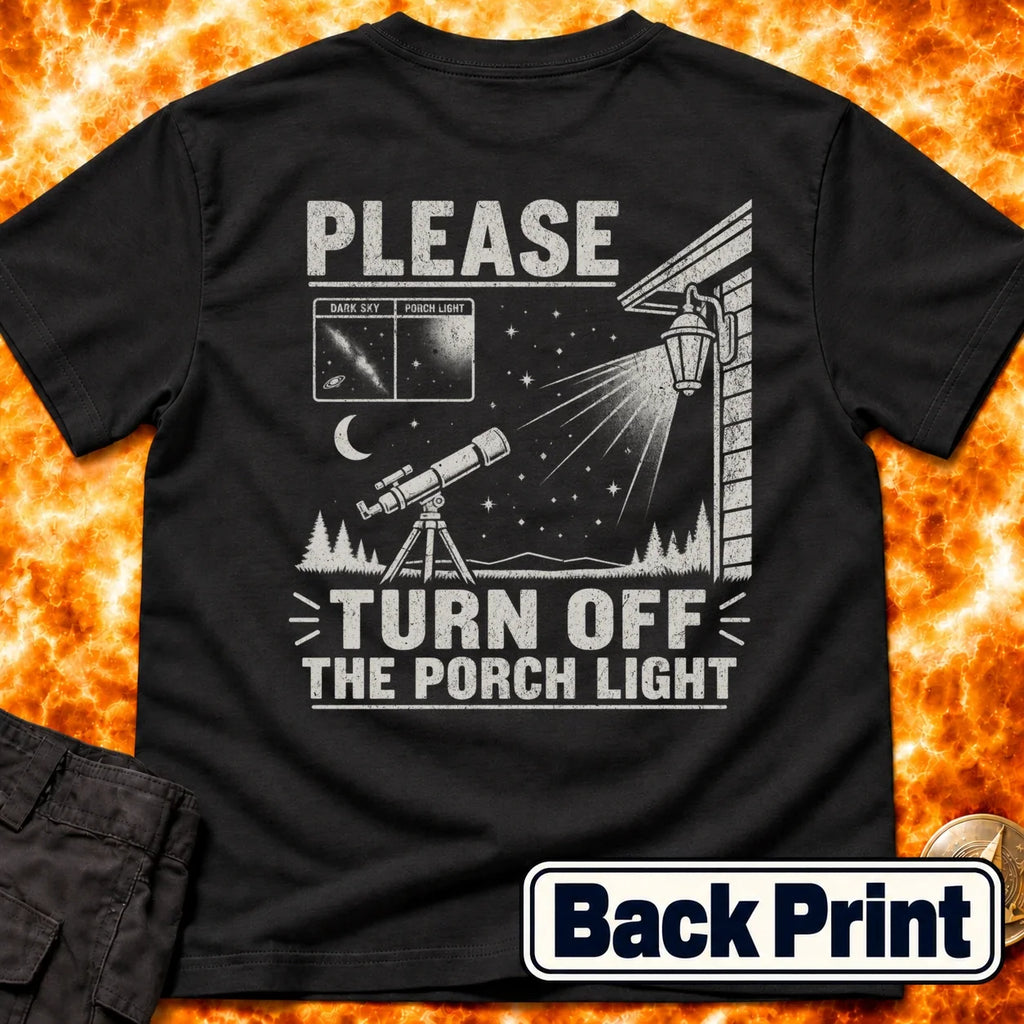 Porch Light Protocol Back Print T-Shirt product image 5