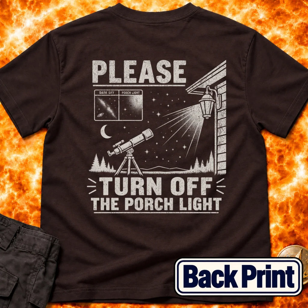 Porch Light Protocol Back Print T-Shirt product image 2