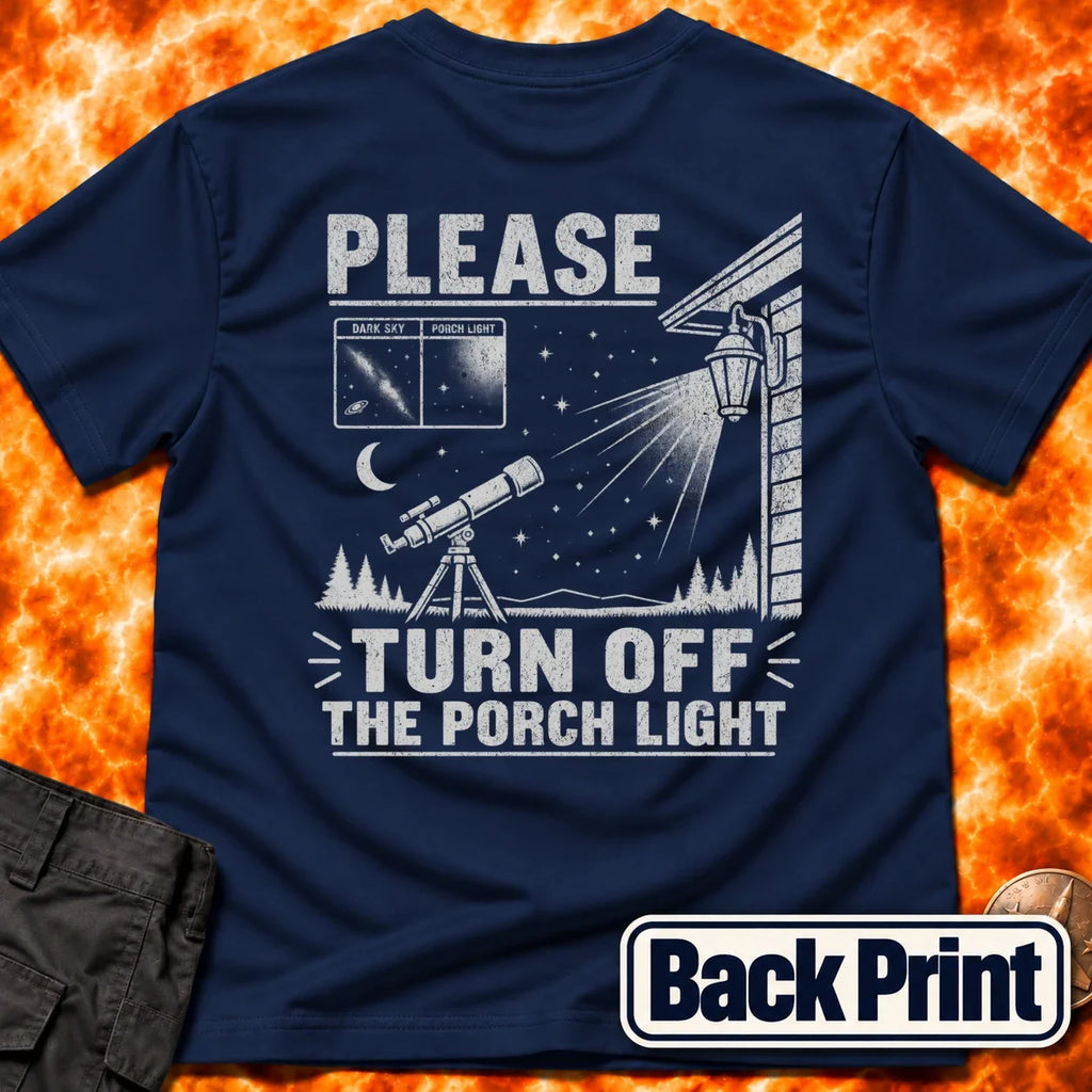 Porch Light Protocol Back Print T-Shirt product image 3