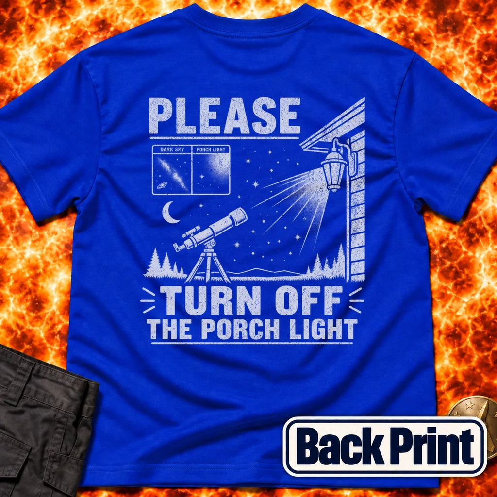 Porch Light Protocol Back Print T-Shirt product image 4